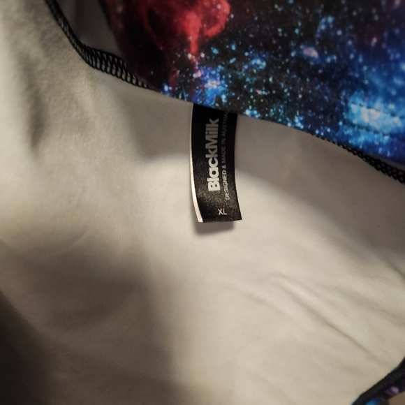 Blackmilk GALAXY PSYCHEDELIC LONG SLEEVE EVIL MINI SKATER DRESS - LIMITED - Picture 3 of 4